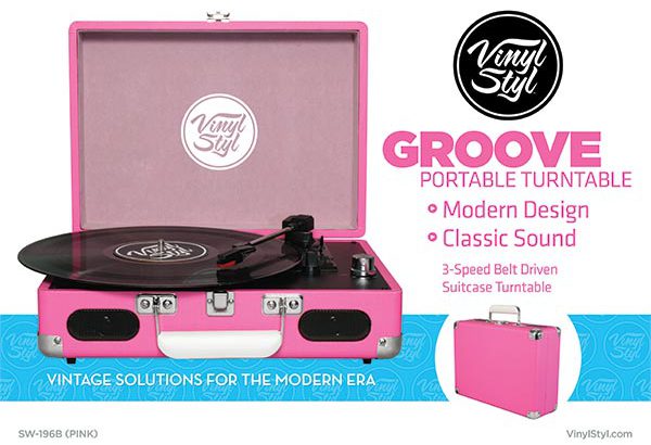 pie mel Baglæns A VINYL STYL™ Groove Portable 3 Speed Turntable makes the perfect Easter  gift! – Vinyl Styl